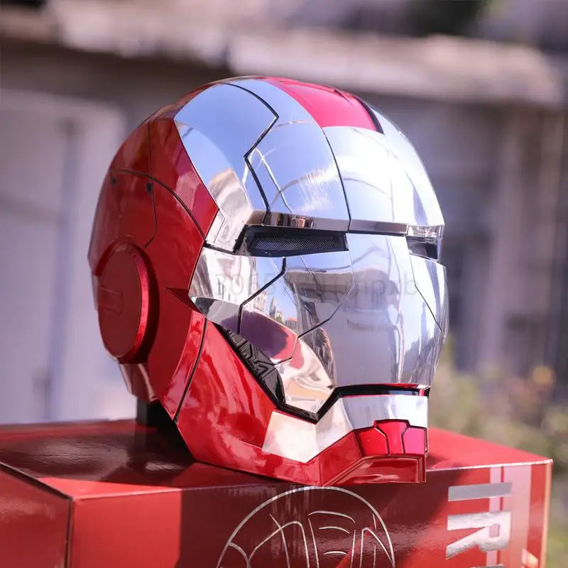 Iron Man Helmet, Tony Stark, Inner Superhero, Unleash, Authentic, Marvel, Collectible, Cosplay, Voice Control, Souqbazzar.com