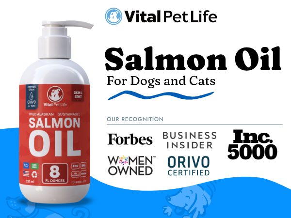 Vital Pet Life Salmon Oil for Dogs and Cats
