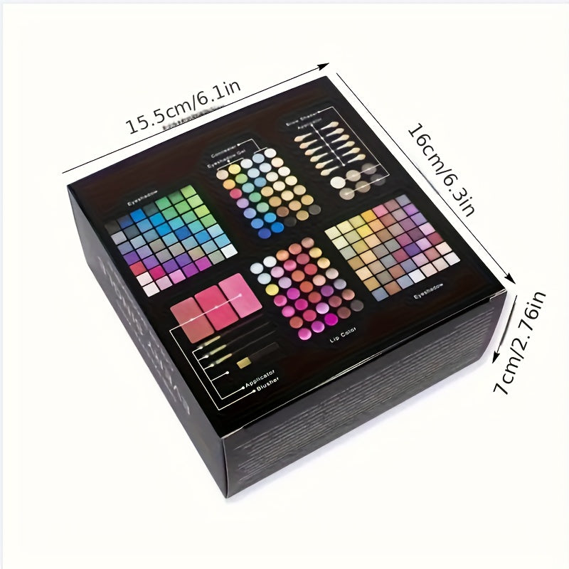 177 Colors All-In-One Makeup Kit Set - Makeup Sets With Eyeshadow Palette, Blush, Lip Gloss, Concealer, Mirror, Applicators