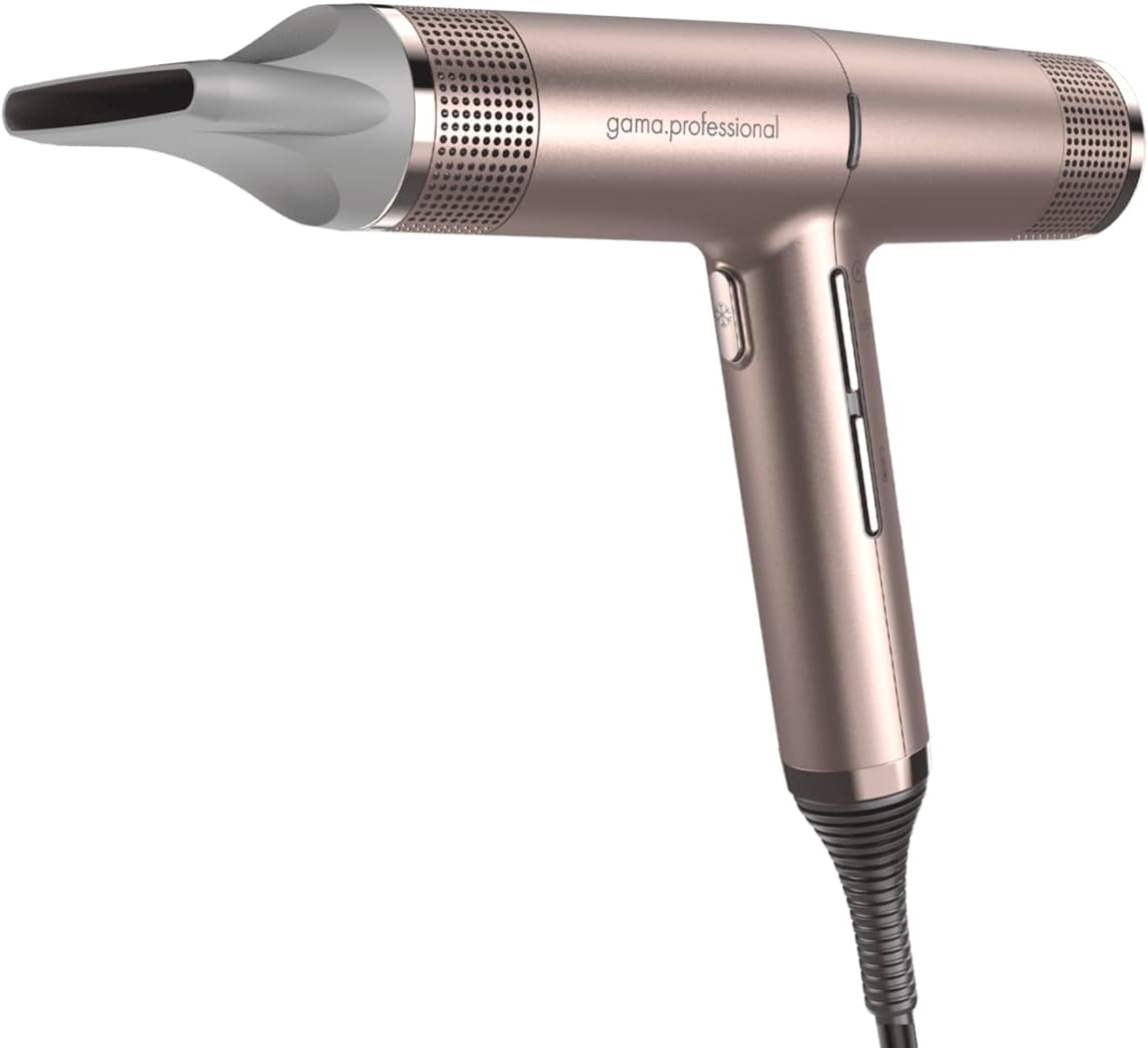 GAMA - IQ Hair Dryer with Diffuser - Rose Gold