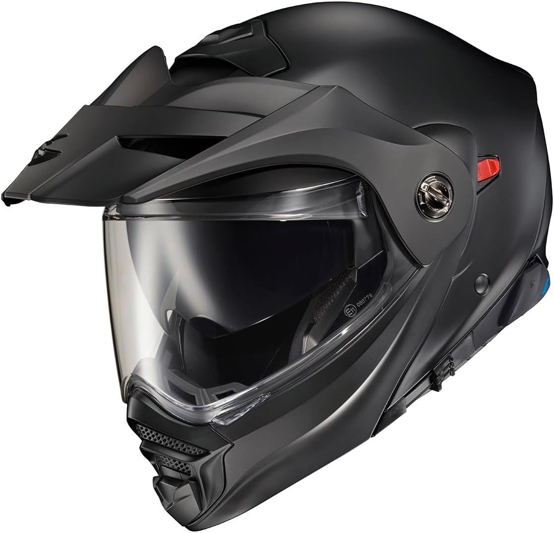 ScorpionEXO AT960 Modular Adventure Street Adult Motorcycle Helmet with Integrated EXO-COM Bluetooth Communication System DOT ECE Approved Unisex