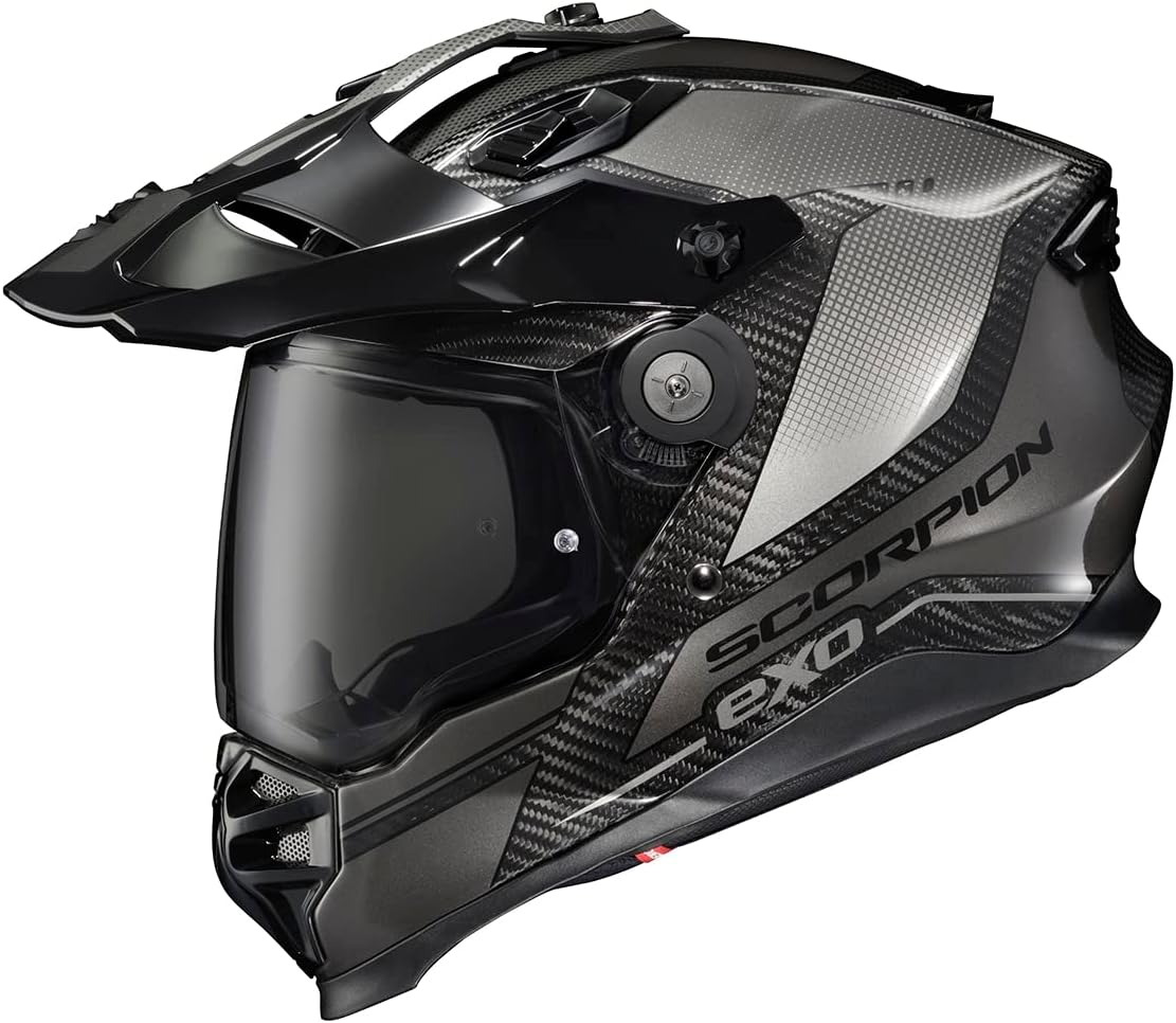 ScorpionEXO XT9000 Full Face Carbon Fiber Adventure Motorcycle Helmet