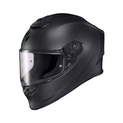 ScorpionEXO R1 Air Full Face Motorcycle Helmet with Pinlock Shield and Bluetooth Ready Speaker Pockets DOT ECE Solid (Matte Black - Small)