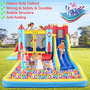 Inflatable Bounce House for Kids 146 x 132 x 82 inch, Indoor/Outdoor Bouncy House with Large Splashing Pool, Bouncing Area, 2 Water Slides,Climbing Wall, UL Certified Blower Included