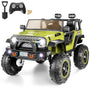 2 Seater Kids Ride on Truck Electric Car 4WD/2WD Switchable 7AH Battery Powered Ride on Toy w/ 4x100W Motor, 3 Speeds