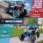 4WD 24V Ride on Toys 2 XL Seater Kids Ride on Cars, 4*200W Motor, Electric Off-Road UTV 7AH Battery Powered 4-Wheeler Vehicle