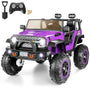 2 Seater Kids Ride on Truck Electric Car 4WD/2WD Switchable 7AH Battery Powered Ride on Toy w/ 4x100W Motor, 3 Speeds