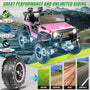 2 Seater Kids Ride on Truck Electric Car 4WD/2WD Switchable 7AH Battery Powered Ride on Toy w/ 4x100W Motor, 3 Speeds