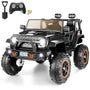 2 Seater Kids Ride on Truck Electric Car 4WD/2WD Switchable 7AH Battery Powered Ride on Toy w/ 4x100W Motor, 3 Speeds