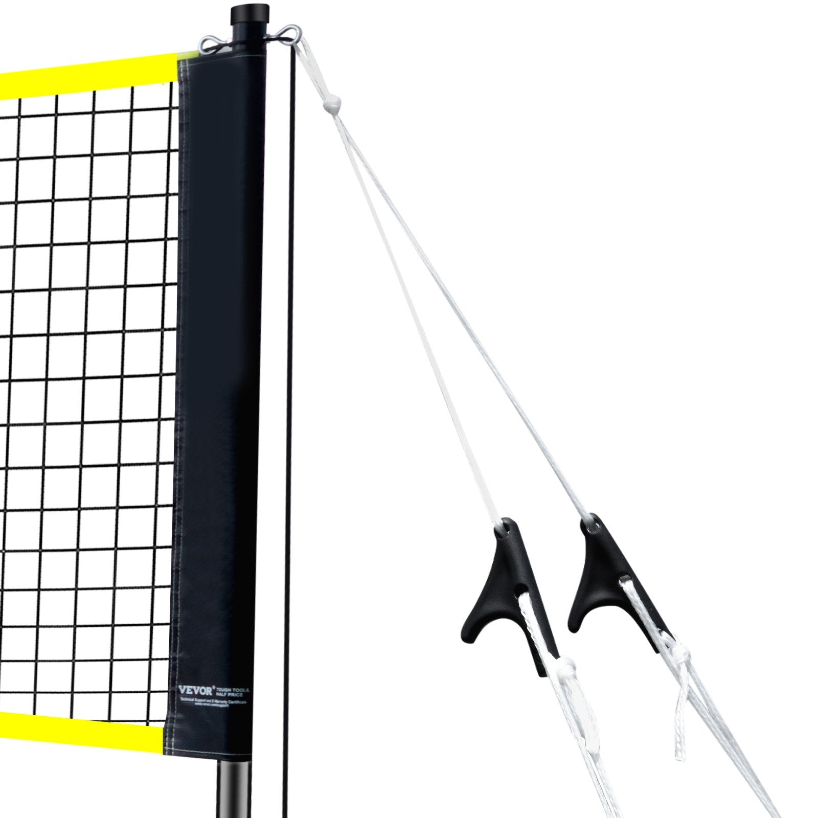 VEVOR Badminton Net Set, Outdoor Backyard Beach Park Badminton Net, Portable Badminton Equipment Set, Adults Kids Badminton Net with Poles, Carrying Bag, 4 Iron Rackets, and 3 Nylon Shuttlecocks