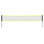 VEVOR Badminton Net Set, Outdoor Backyard Beach Park Badminton Net, Portable Badminton Equipment Set, Adults Kids Badminton Net with Poles, Carrying Bag, 4 Iron Rackets, and 3 Nylon Shuttlecocks