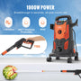 VEVOR Electric Pressure Washer, 2300 PSI, Max. 1.9 GPM, 1900W Power Washer w/ 26 ft Hose, 4 Quick Connect Nozzles, Foam Cannon, Retractable Handle for Portable to Clean Patios, Cars, Fences, Driveways  | VEVOR US