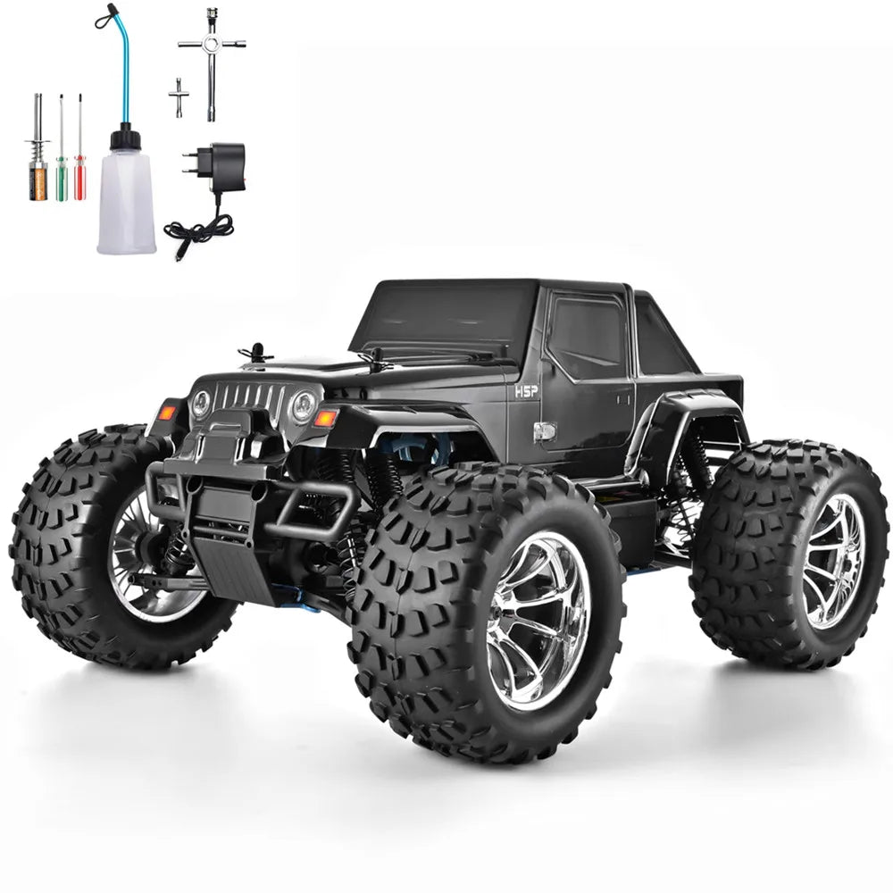 HSP RC Truck 1:10 Scale Nitro Gas Power Hobby Car Two Speed Off Road Truck 94188 4wd High Speed Hobby Remote Control