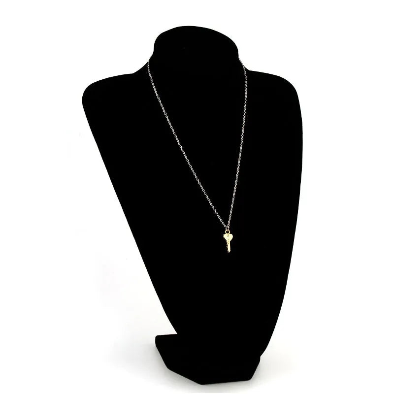 Sliver Plated Key Pendant Necklaces, a romantic Valentine Gift