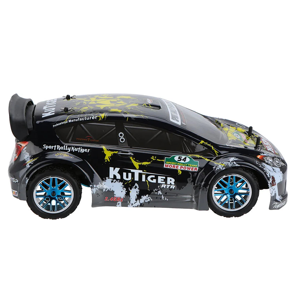 Original HSP 94177 Nitro Powered Off-road Sport Rally Racing 1/10 Scale 4WD RC Car KUTIGER Body with 2.4Ghz 2CH Transmitter RTR