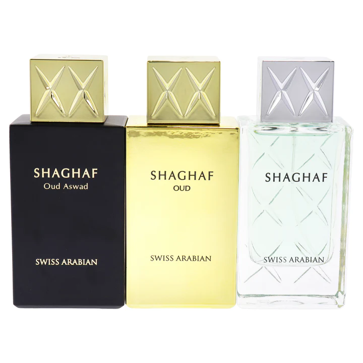 Shaghaf Collection Set by Swiss Arabian 3x 75ml Spray