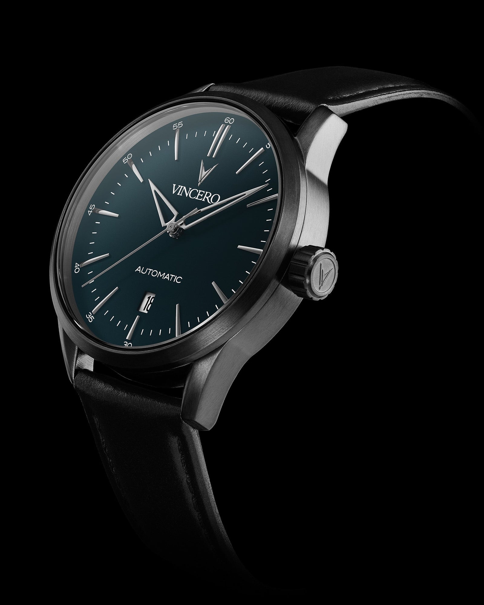 Vincero Icon Automatic - GUNMETAL/SLATE BLUE