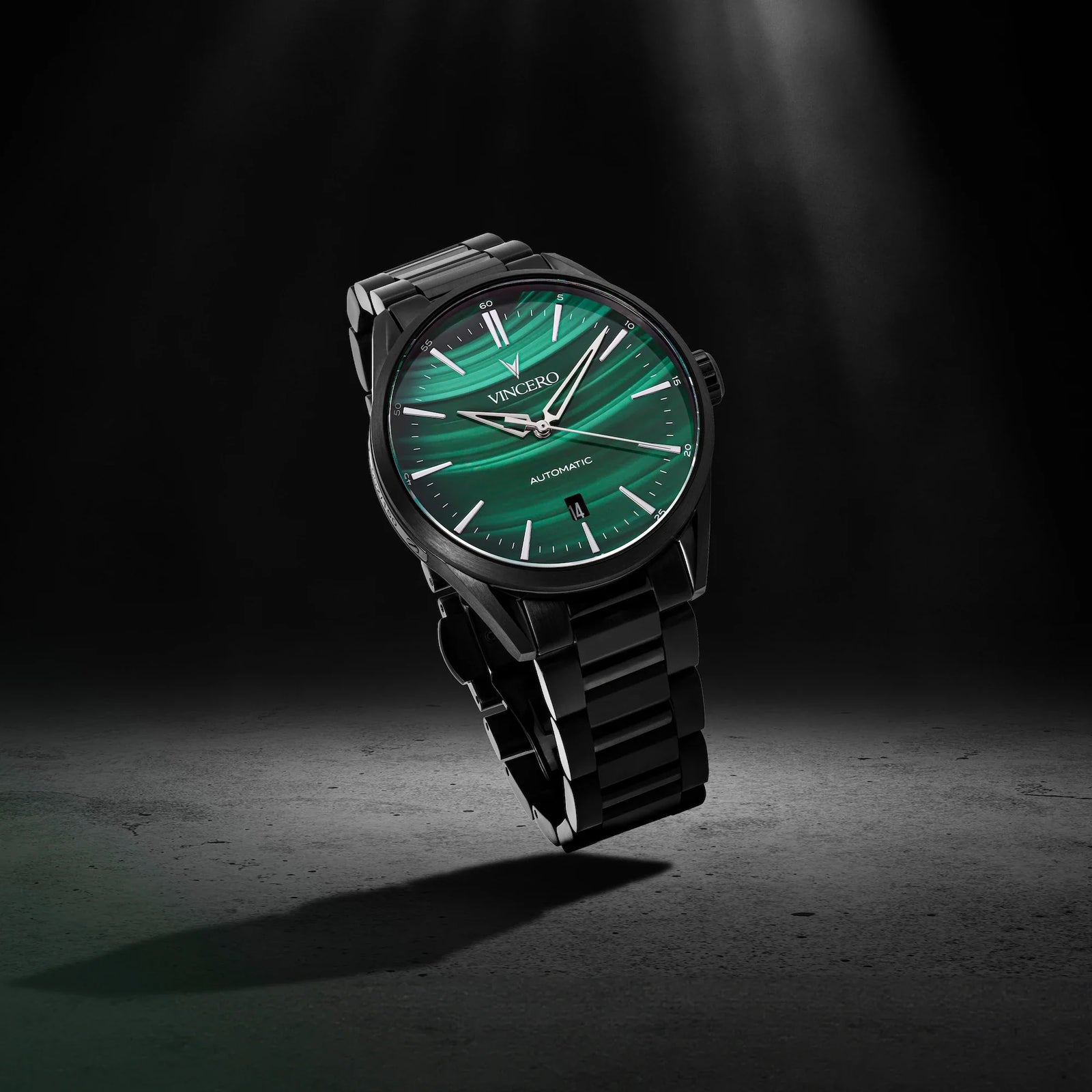 Vincero Icon Automatic - BLACK MALACHITE