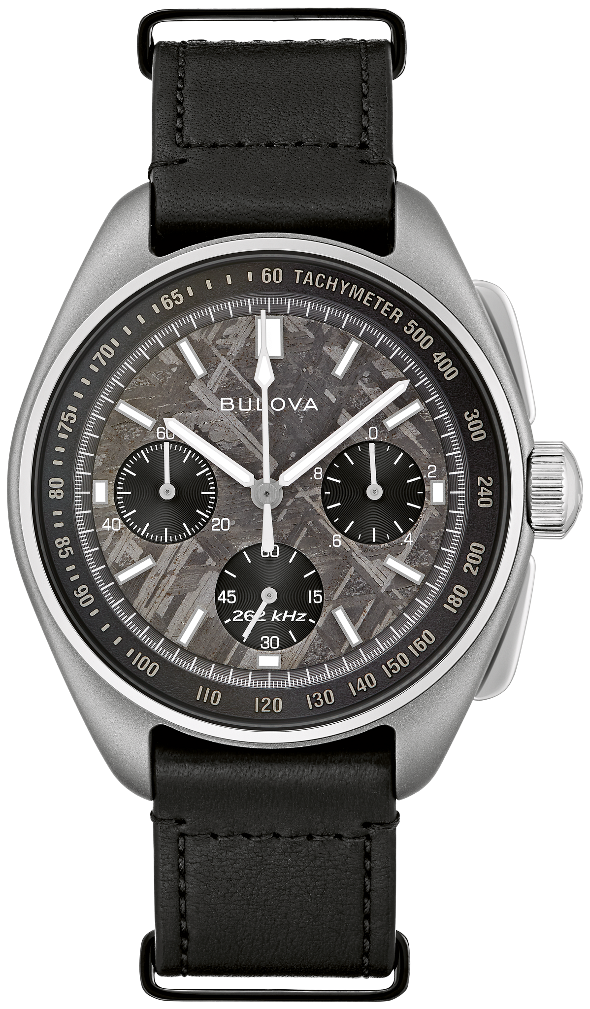 Bulova Men's Automatic Watch 96A312 Lunar Pilot Meteorite - Futuro Collection