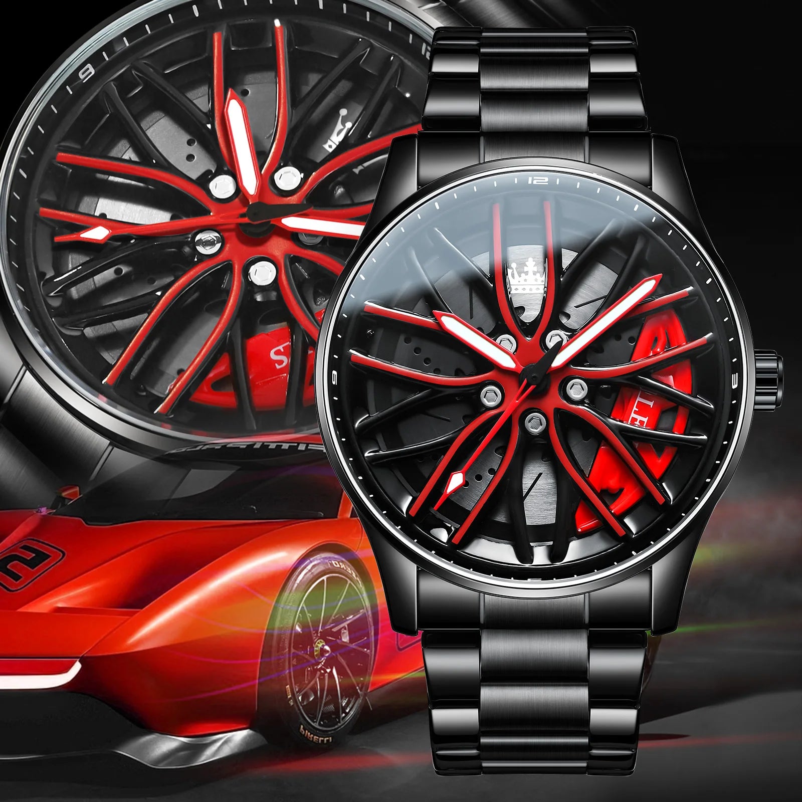 OLEVS Wheel Men's Luxury Watch