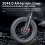 Electric Mountain Bike X20 - Moped Ebike - 20 Inch Fat Tire - 2000W 48V 35AH Men's Road EBike - Electric Bicycle For Adults E Bikes