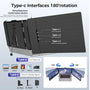 14 Inch Laptop Dual Monitor 1920*1080 IPS P2S Portable Monitor for Laptop Extender Display Dual Extended Display Type-C