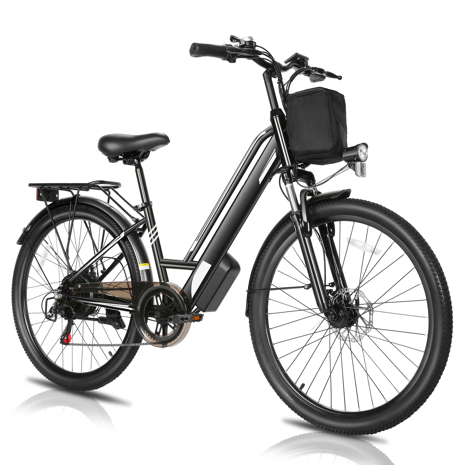 Electric Bicycle for Adults,  with 500W Motor, Removable 48V Lithium Battery, 20MPH, Up to 50 Miles, Cruise Control