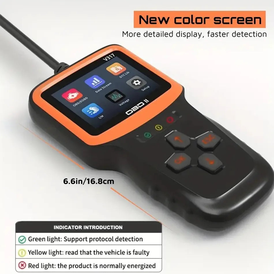 New OBD2 Scanner Professional Auto Engine System Diagnostic Lifetime Free Automotive DTC Lookup Code Reader Car Diagnostic Tool