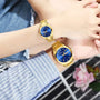 CHENXI Watches, Golden Stainless Steel Strap