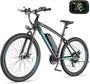 Hummmer Electric Bike for Adults 27.5'' Peak 750W Electric Mountain Bike/Ebike,3 Hours Fast Charge,55 Miles Electric Bicycle