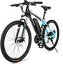 Hummmer Electric Bike for Adults 27.5'' Peak 750W Electric Mountain Bike/Ebike,3 Hours Fast Charge,55 Miles Electric Bicycle