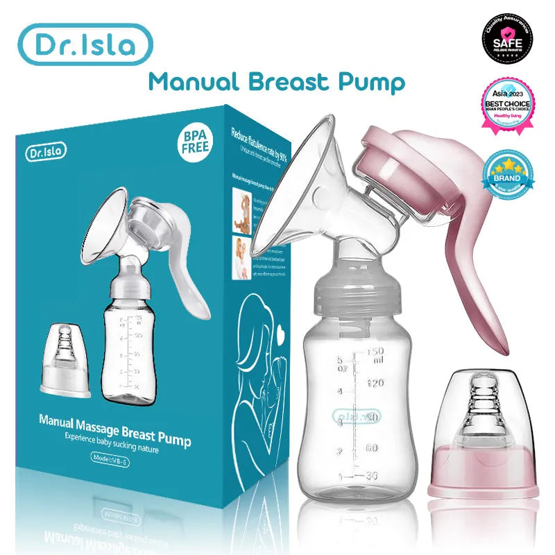 Dr. Isla Breast Pump Baby Nipple Manual Suction Milk