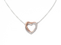 Twin Flames - Interlocking Hearts Necklace