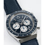 Q Timex Chronograph 40mm Leather Strap Watch - TW2V42800