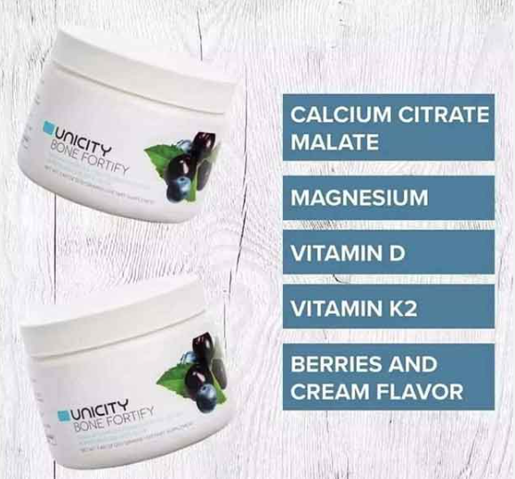 Unicity Bone Fortyify, Calcium Complex Powder for Nourishing Bones (210g)