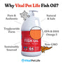 Vital Pet Life Fish Oil for Dogs and Cats - 64oz