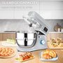 VEVOR 450W Stand Mixer 6-Speed Tilt-Head Dough Mixer 7.4 Qt Bowl 3 Attachments