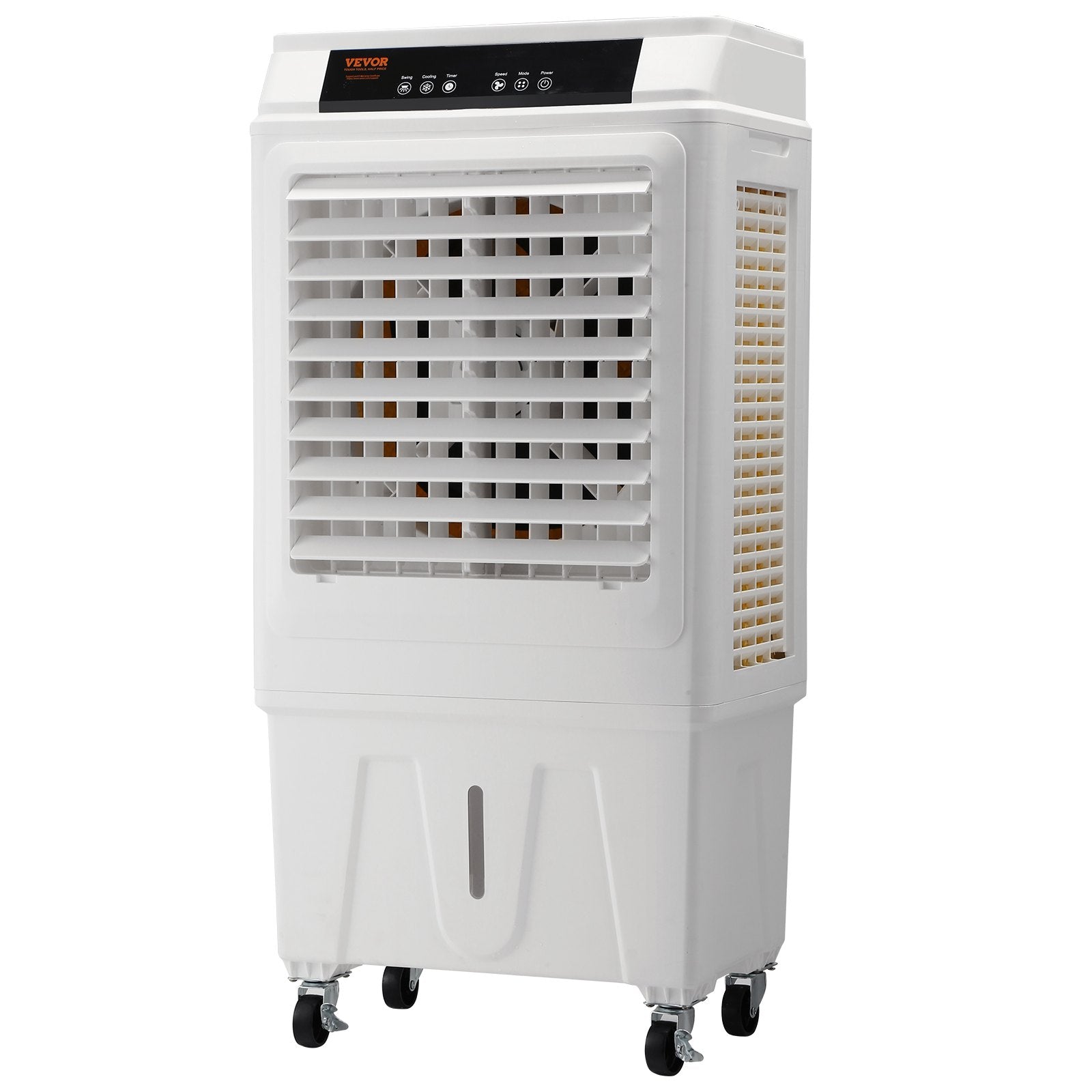 VEVOR Evaporative Air Cooler, 3100 CFM, 135° Oscillating Swamp Cooler with Adjustable 3 Speeds and 12 H Timer, 9 Gal Portable Air Cooler for 950 Sq.ft, Indoor/Outdoor Use