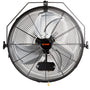 VEVOR Wall Mount Fan, 18 Inch, 3-speed High Velocity Max. 4150 CFM, Waterproof Industrial Wall Fan, Commercial or Residential for Warehouse, Greenhouse, Workshop, Patio, Black, ETL Listed