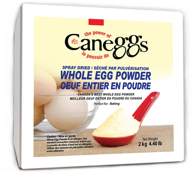 Caneggs Powdered Eggs (Whole Egg) - 100% Natural Grade-A Non-GMO Eggs