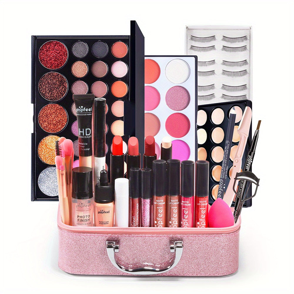 Full Range Multicolor Makeup Set - Professional Makeup Sets with Eye Face Lip Cosmetics, Makeup Tool Gift Box