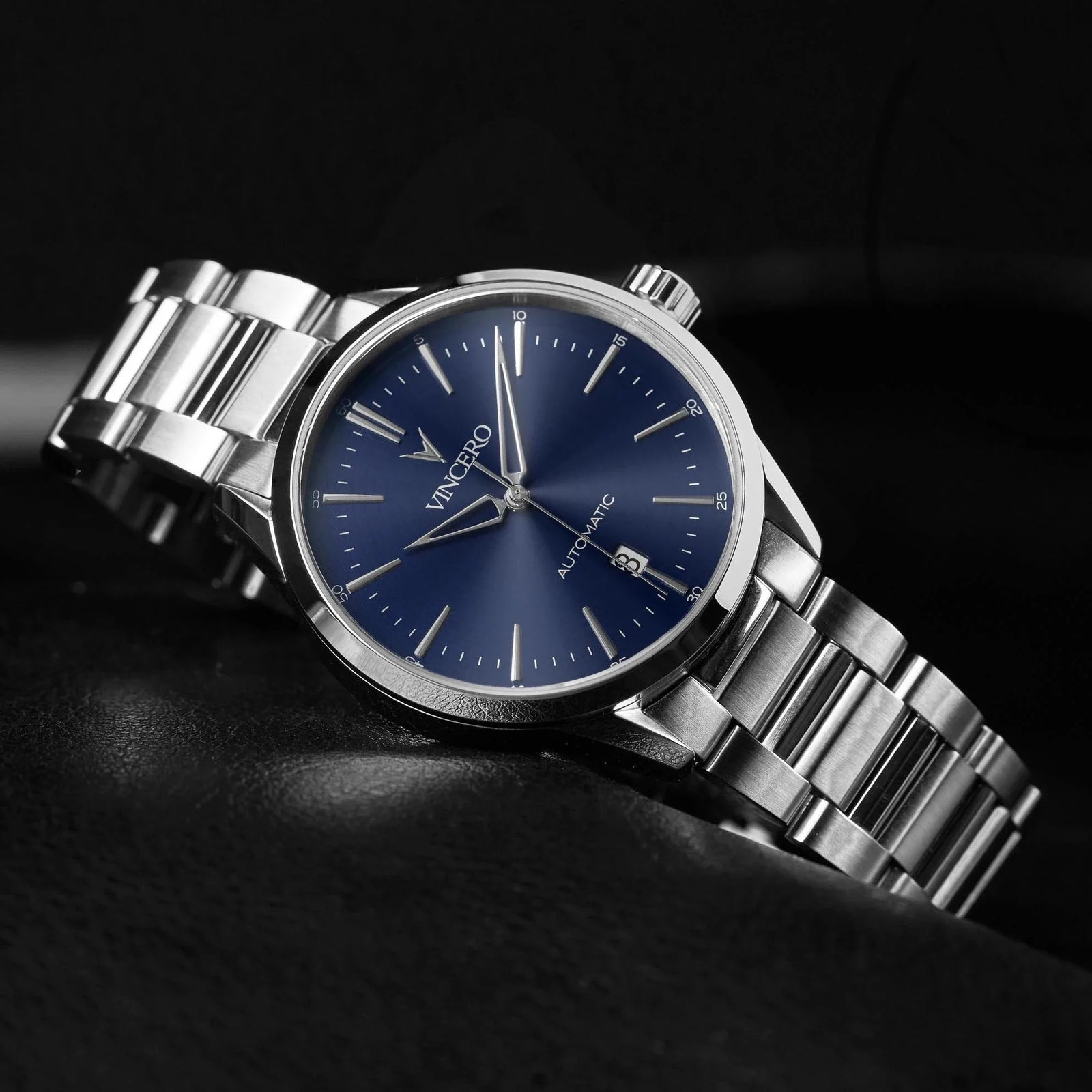 Vincero Icon Automatic - SILVER/BLUE